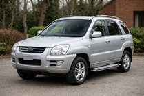 Kia Sportage 2004-2010 гг. Боковые Подножки Rainbow (2 шт., Алюминий) фото 1