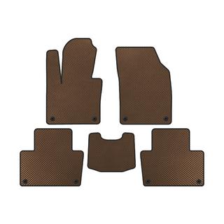 Коврики EVA (2020-, Коричневые) Volvo XC90 2015- гг.
