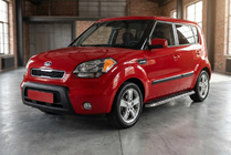 Kia Soul I 2008-2013 гг. Боковые Подножки Maydos V1 (2 шт., Алюминий и Нержавейка) фото 1