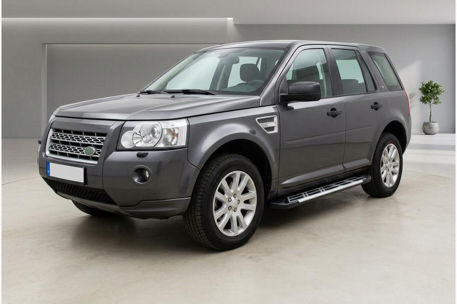 Land Rover Freelander II 2006–2014 гг. Боковые Подножки Sunrise (2 шт., Алюминий) Фото 1