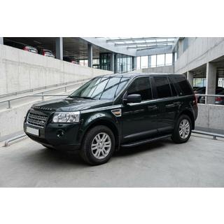 Боковые пороги Bosphorus Black (2 шт., алюминий) Land Rover Freelander II 2006–2014 гг. фото 2