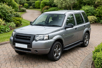 Land Rover Freelander I 1997-2006 гг. Боковые Подножки Allmond Black (2 шт., Алюминий) фото 1