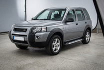 Land Rover Freelander I 1997-2006 гг. Боковые Подножки Sunrise (2 шт., Алюминий) фото 1