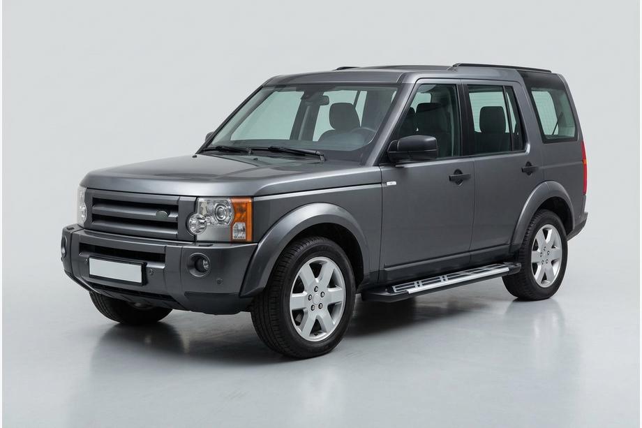 Land Rover Discovery III 2004–2009 гг. Боковые Подножки Sunrise (2 шт., Алюминий) Image