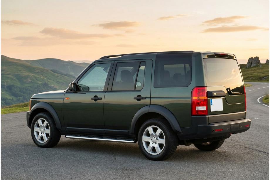 Land Rover Discovery III 2004–2009 гг. Боковые Подножки Maydos V1 (2 шт., Алюминий и Нержавейка) Image