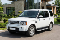 Land Rover Discovery IV 2009-2017 гг. Боковые Подножки Duru (2 шт., Алюминий) фото 1