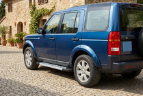 Land Rover Discovery IV 2009-2017 гг. Боковые пороги Allmond Grey (2 шт., алюминий) фото 1