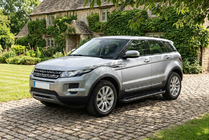 Range Rover Evoque 2012-2018 гг. Боковые Подножки Allmond Black (2 шт., Алюминий) фото 1