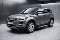 Range Rover Evoque 2012-2018 гг. Боковые Подножки Sunrise (2 шт., Алюминий) фото 1