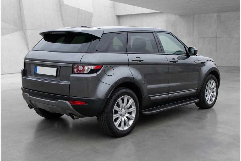 Range Rover Evoque 2012-2018 гг. Боковые пороги Bosphorus Black (2 шт., алюминий) Image