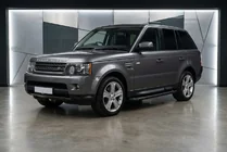 Range Rover Sport 2005-2013 гг. Боковые Подножки Allmond Black (2 шт., Алюминий) фото 1