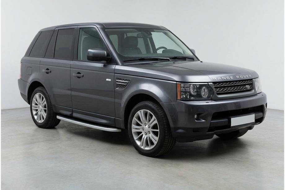 Range Rover Sport 2005-2013 гг. Боковые Подножки Tayga Grey (2 шт., Алюминий) Image