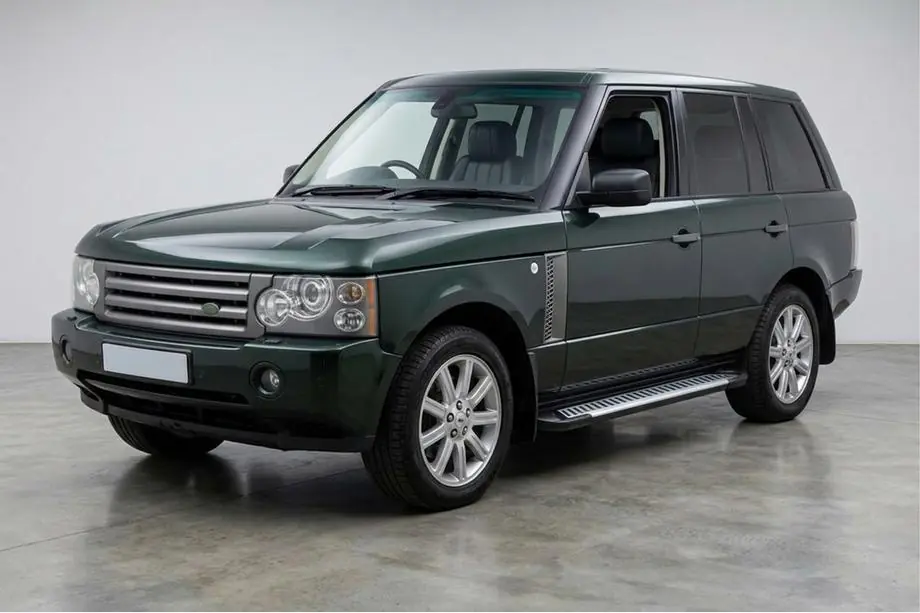 Range Rover III L322 2002-2012 гг. Боковые Подножки Line (2 шт., Алюминий) Image