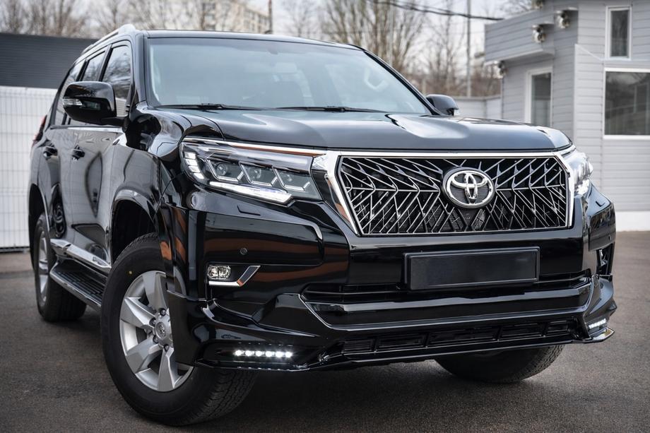 Toyota Land Cruiser Prado 150 2009-2023 гг. Накладка на передний бампер TRD (2017-) Image