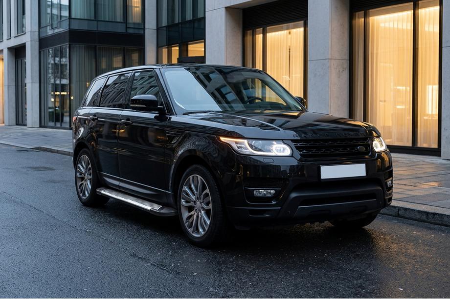 Range Rover Sport 2014-2022 гг. Боковые Подножки Line (2 шт., Алюминий) Image
