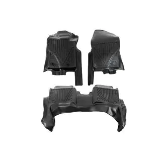 Резиновые Коврики Niken Luxury 3D (3 шт) Ford Ranger 2022- гг. фото 2