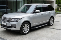 Range Rover IV L405 2013-2021 гг. Боковые пороги RedLine V1 (2 шт., алюминий) фото 1