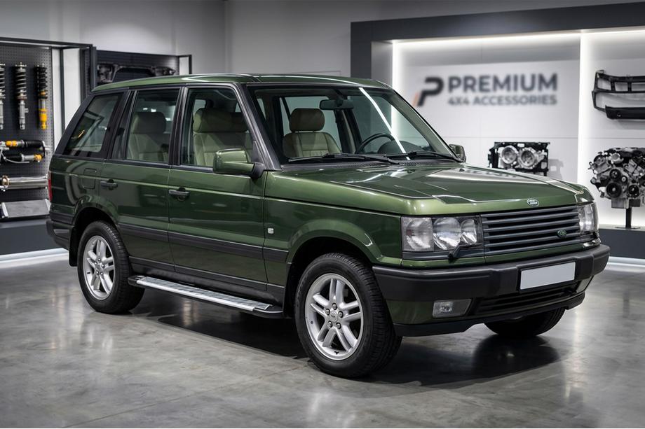 Range Rover II P38A 1997-2002 гг. Боковые Подножки Line (2 шт., Алюминий) Image