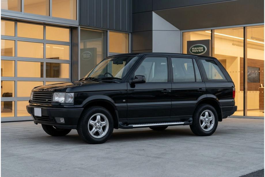 Range Rover II P38A 1997-2002 гг. Боковые Подножки Allmond Grey (2 шт., Алюминий) Image