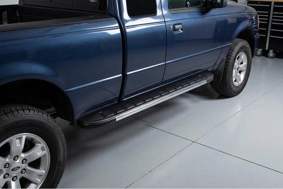 Mazda BT-50 2007-2012 гг. Боковые Подножки Duru (2 шт., Алюминий) Image