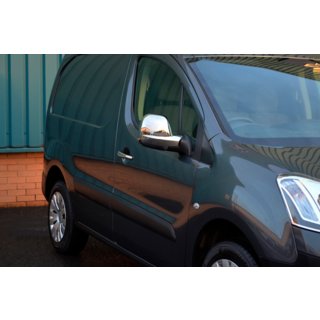Накладки на Зеркала (2 шт., пластик) Fiat Scudo 2022- гг. фото 2