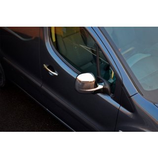 Накладки на Зеркала (2 шт., пластик) Fiat Scudo 2022- гг. фото 4