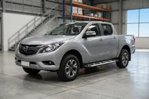 Mazda BT-50 2012- гг. Боковые Подножки Sunrise (2 шт., Алюминий) фото 1
