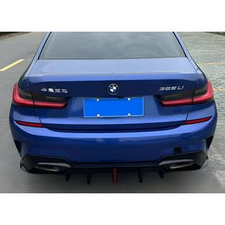 Задний диффузор B-Style LED (для M-Sport 2018-2022, ABS) фото 1