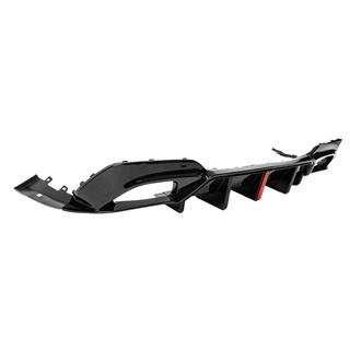 Задний диффузор B-Style LED (для M-Sport 2018-2022, ABS) фото 4