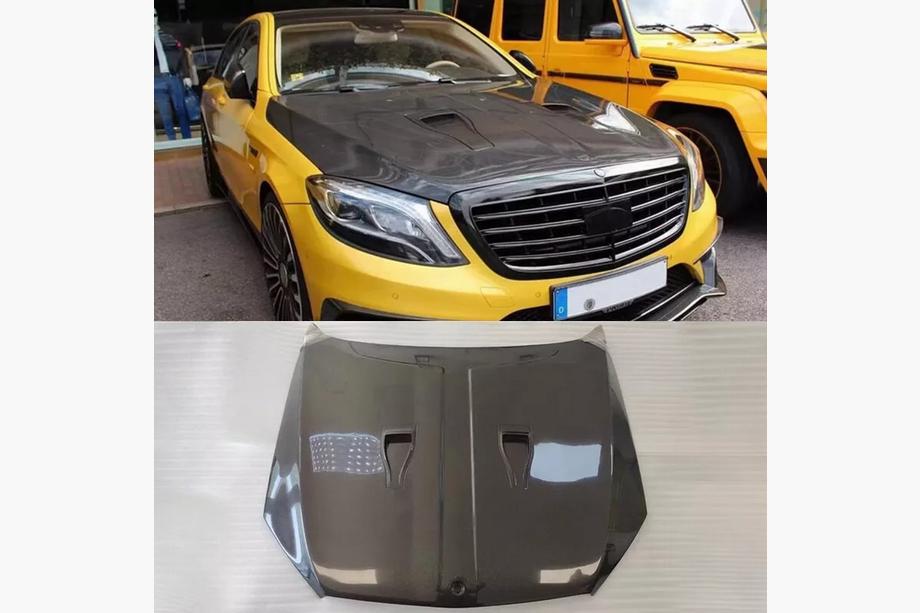 Mercedes S-class W222 2013-2022 гг. Капот (Карбон) Image