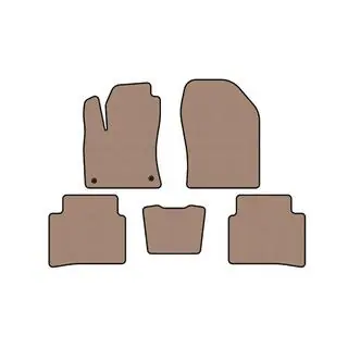Резиновые Коврики Carsuit (LB, Бежевые) фото 1