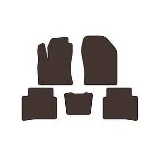 Резиновые Коврики Carsuit (LB, Коричневые) фото 1