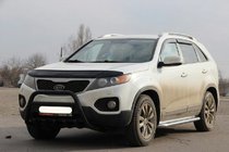 Kia Sorento II XM 2009-2014 гг. Кенгурятник WT003 Черный (Нержавеющая сталь) фото 2