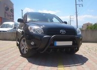 Toyota Rav 4 2006-2013 гг. Кенгурятник WT003 Черный Нержавейка фото 4