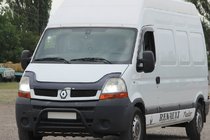 Opel Movano 2004-2010 гг. Передняя дуга WT003 Черная (нерж. сталь) фото 4