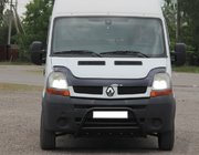 Nissan Interstar 2002-2010 гг. Передняя дуга WT003 Черная (нерж. сталь) фото 1