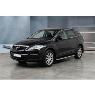 Боковые Подножки Maydos V1 (2 шт., нержавейка) Mazda CX-9 2007-2016 гг. фото 1