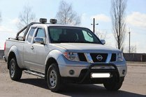 Nissan Navara 2006-2015 гг. Кенгурятник WT003 Черный Нержавейка фото 1