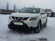 Nissan Qashqai 2014-2021 гг. Кенгурятник WT003 Черный Нержавейка фото 4