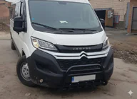 Fiat Ducato 2006-2025 гг. Передняя дуга WT003 Черная (нерж. сталь) фото 1