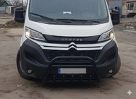 Fiat Ducato 2006-2025 гг. Передняя дуга WT003 Черная (нерж. сталь) фото 3