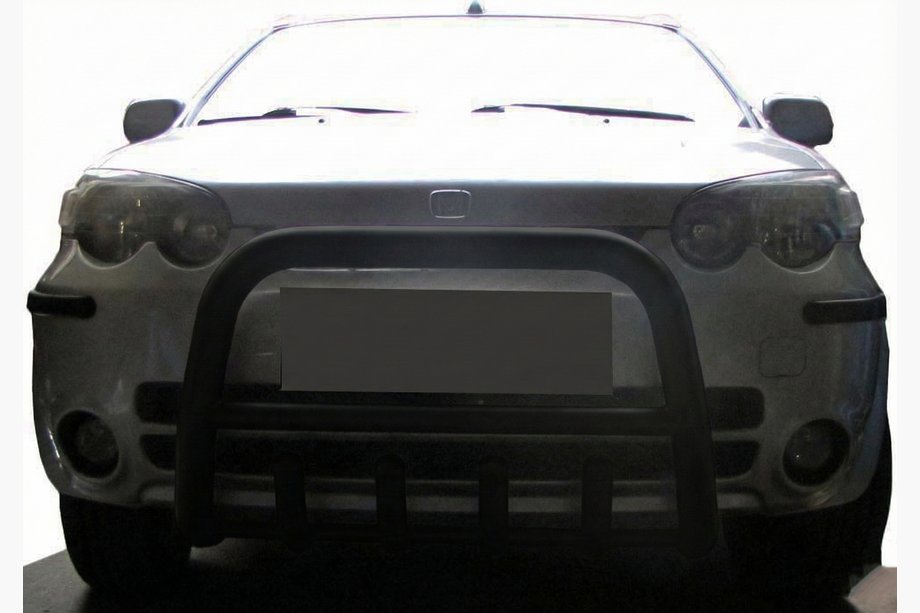 Honda HR-V 1998-2006 гг. Кенгурятник WT003 Черный (Нержавеющая сталь) Image