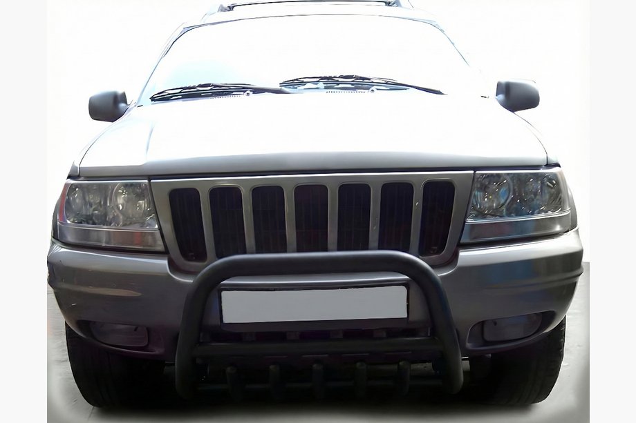 Jeep Grand Cherokee WK 2004-2010 гг. Кенгурятник WT003 Черный Фото 3