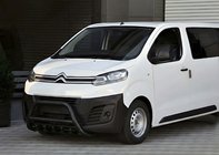 Toyota Proace 2016- гг. Кенгурятник WT003 Черный Нержавейка фото 4