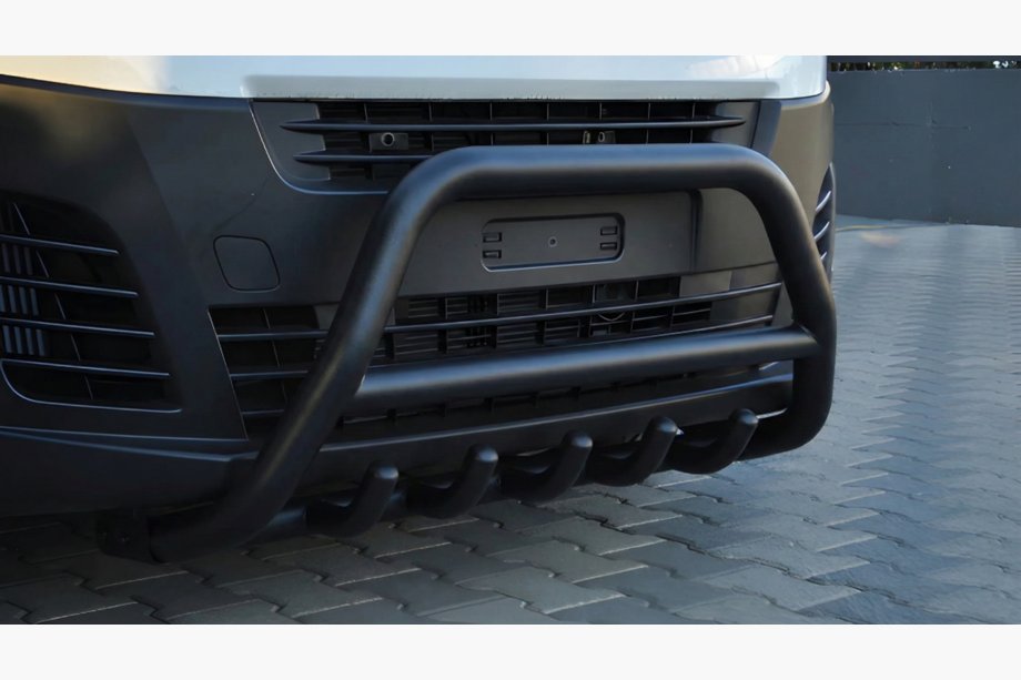 Toyota Proace 2016- гг. Кенгурятник WT003 Черный Нержавейка Image
