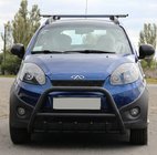 Chery Beat 2009-2015 гг. Кенгурятник WT003 Черный Нержавейка фото 1