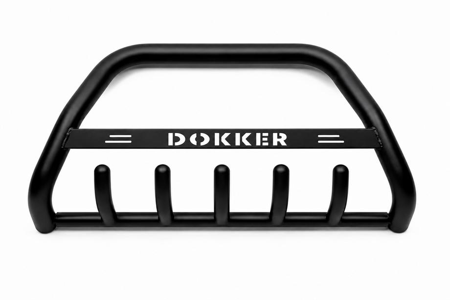 Dacia Dokker 2013-2022 гг. Кенгурятник WT004 Черный (Нержавейка) Image