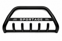 Kia Sportage 2004-2010 гг. Кенгурятник WT004 Черный (Нержавейка) фото 1