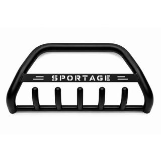 Кенгурятник WT004 Черный (Нержавейка) Kia Sportage 2010-2015 гг. фото 4