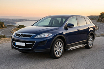 Mazda CX-9 2007-2016 гг. Боковые Подножки Rainbow (2 шт., Алюминий) фото 1